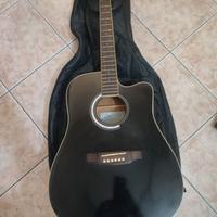 Chitarra Acustica Eko CW EQ Black