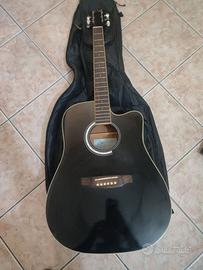 Chitarra Acustica Eko CW EQ Black