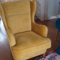 poltrone giallo ocra