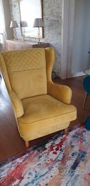 poltrone giallo ocra