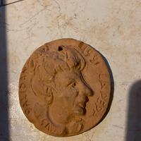 Medaglia in terra cotta di Palidano