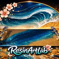 vassoio in resina epossidica