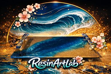 vassoio in resina epossidica