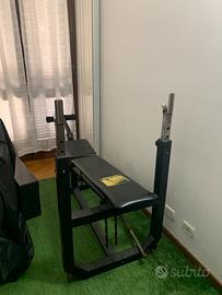 Vecchia panca regolabile