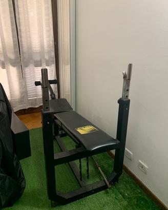 Vecchia panca regolabile