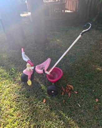 casetta da giardino Faber piu triciclo rosa