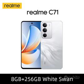 Realme C71 8+256 GB nuovo sigillato bianco 