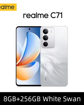 Realme C71 8+256 GB nuovo sigillato bianco 
