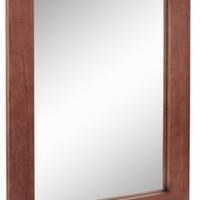 Specchio con cornice noce