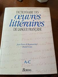 Dictionnaire des oeuvres litteraires de langue fra
