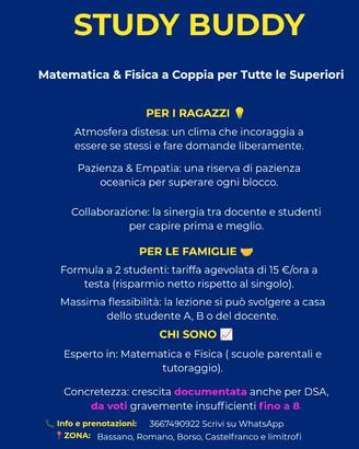 Matematica e Fisica | Metodo, Tutoraggio e Sblocco