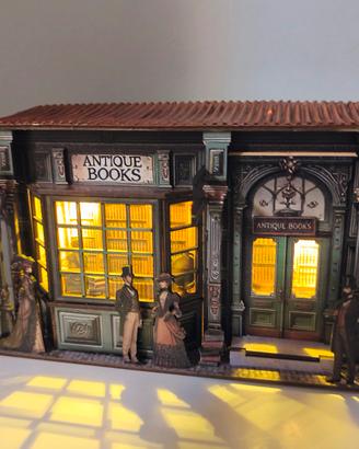 Miniatura Diorama Antica Libreria