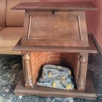 Camino vintage in legno mobile bar anni 60