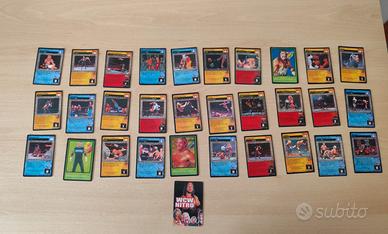 Lotto 31 Carte WWF/WWE Raw Deal anni 2000