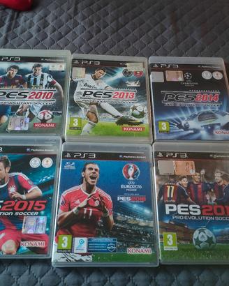 Giochi calcio Pes PS3 PlayStation 3 play 3