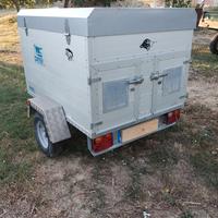 rimorchio trasporto cani