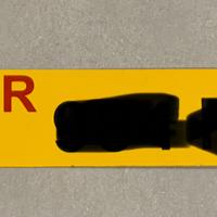 Targa ripetitrice gialla