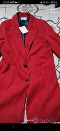 cappotto rosso lunghezza media