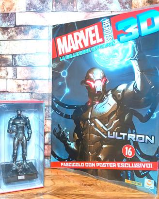 Marvel Heroes 3D Ultron N.16 + Poster e Fascicolo