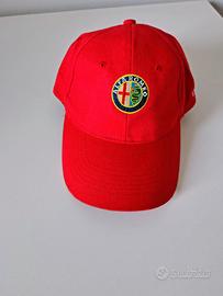 Cappellino Alfa Romeo Rosso Vintage