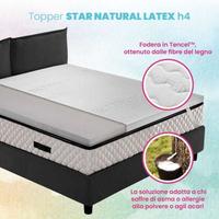 Topper in lattice singolo 80 x 190 cm