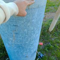 Cisterna 500litri in PVC e ferro
