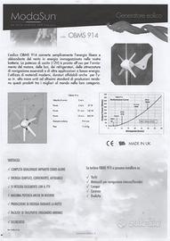 Generatore eolico marino