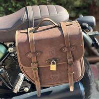 Borsa laterale Franco Cuoio per moto