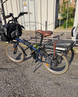 Bici elettrica pieghevole - Btwin FOLD 500