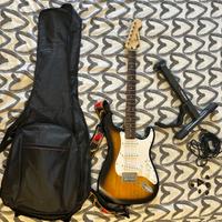 Chitarra Squier Stratocaster e altre componenti