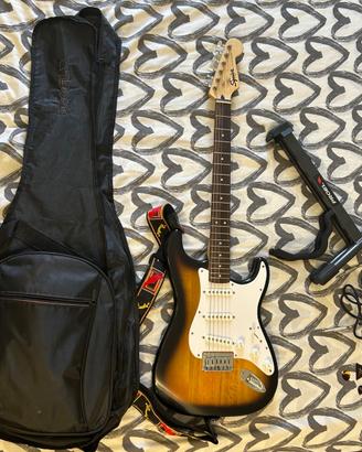Chitarra Squier Stratocaster e altre componenti