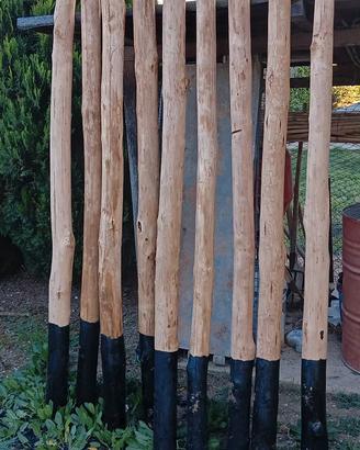 14 pali in castagno per recinzione 
