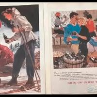 Stampe coca cola pubblicita