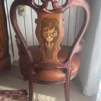 Sedia in stile barocco