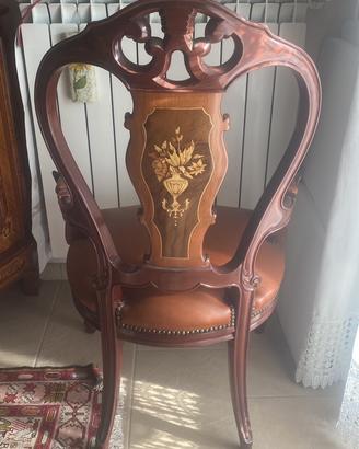 Sedia in stile barocco