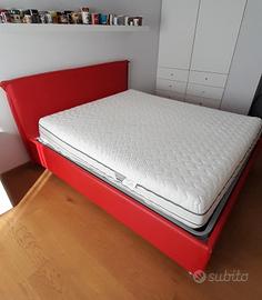 letto matrimoniale con materasso Memory di altezzq