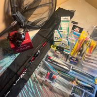Kit pesca spinning
