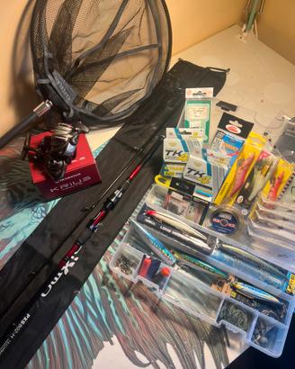 Kit pesca spinning