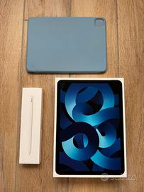 iPad Air (2022) + Apple Pencil 2 + Cover Magnetica