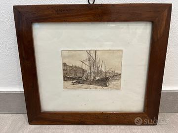 Stampa antica veliero