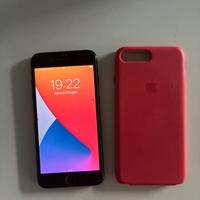 Iphone 7 plus con cover Apple