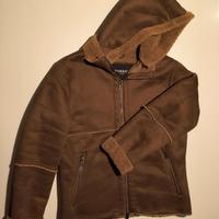 Giubbino in camoscio ecologico imbottito