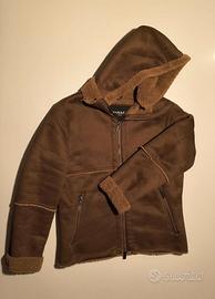 Giubbino in camoscio ecologico imbottito