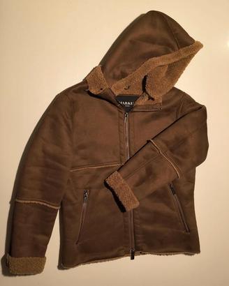 Giubbino in camoscio ecologico imbottito