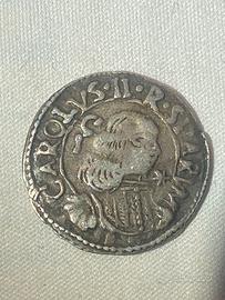 Reale in Argento 1695 Carlo II di Spagna- Cagliari
