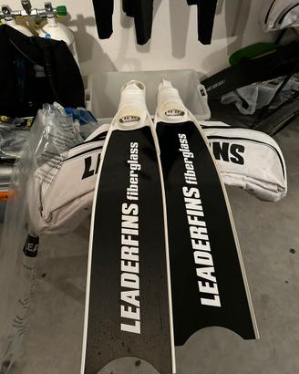 Pinne apnea Leaderfins fiberglass 39-40