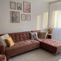 Divano letto angolare modulare 4 posti