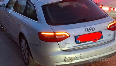 Audi A4 sw 2013 INCIDENTATA