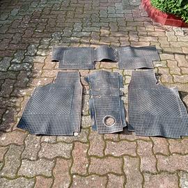 tappetini in gomma neri fiat 124 vintage