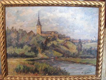 Olio impressionista del 63, firmato P. Wenseler
